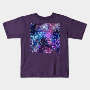 psychedelic 3D pattern of stars Kids T-Shirt